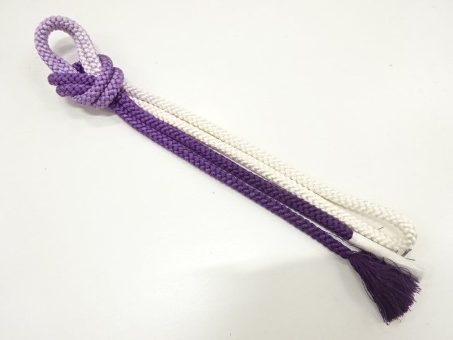 JAPANESE KIMONO / HANDTIED OBIJIME CORD
